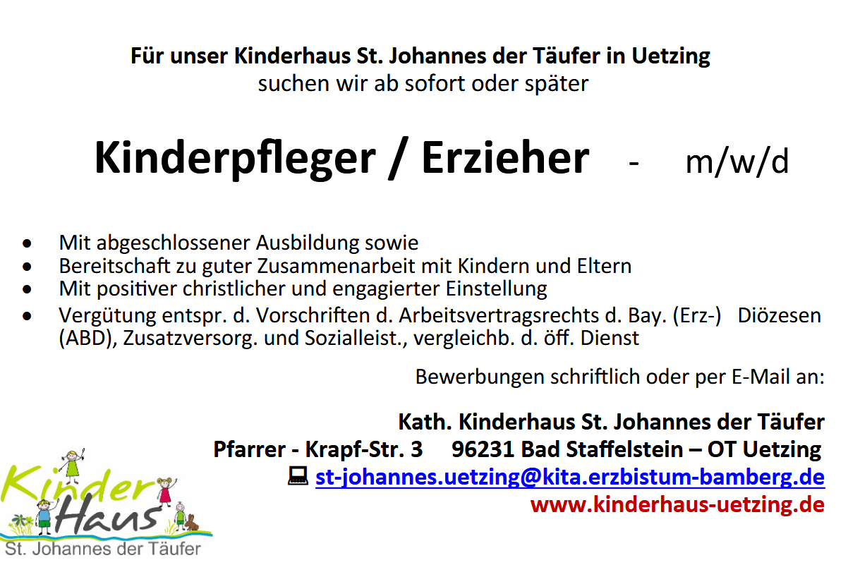 Stellenausschreibung